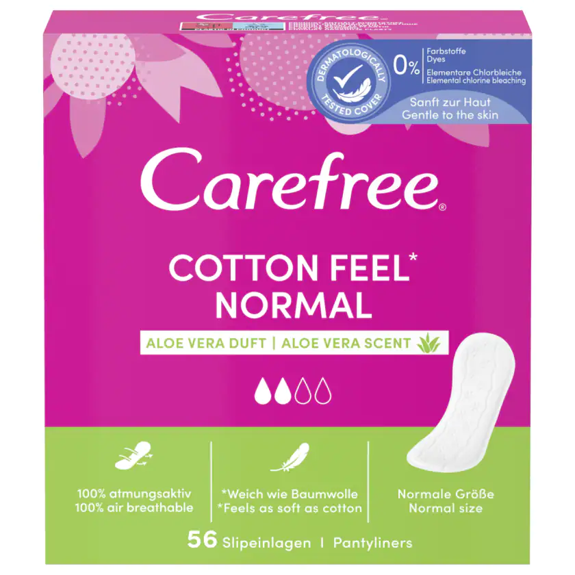 Carefree Cotton Aloe Größe S/M 56 Slipeinalgen - 3574661485485