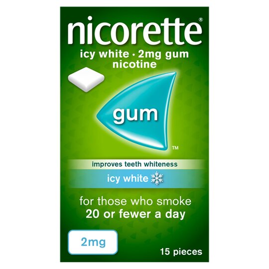 Nicorette Icy White 2Mg Sugar Free 15 Pieces - 3574661543956