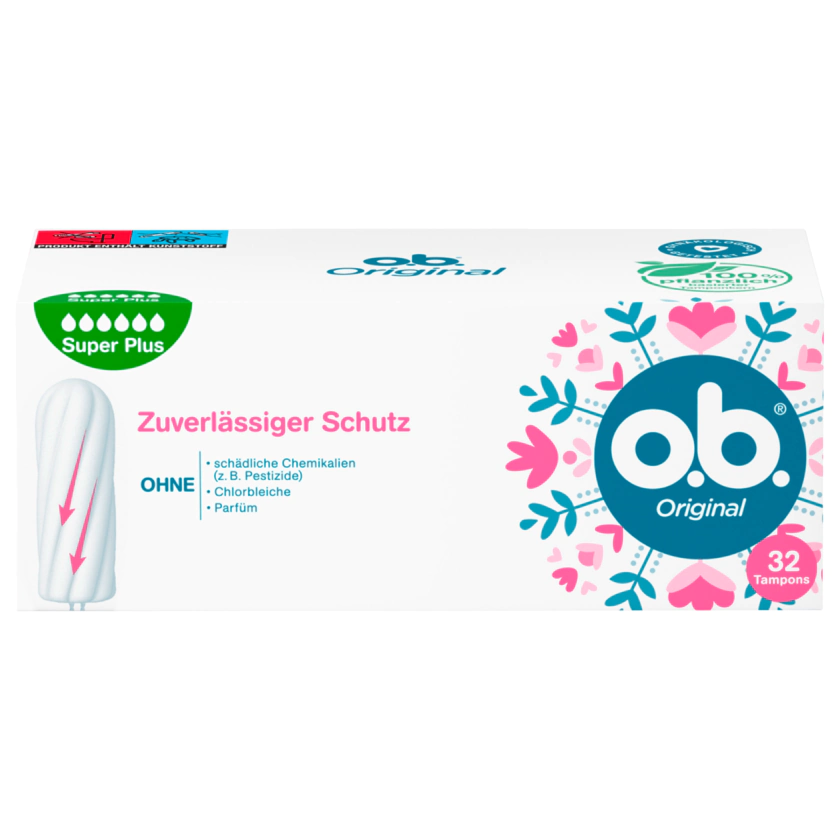 o.b. Tampons Original Super Plus 32 Stück - 3574661587110