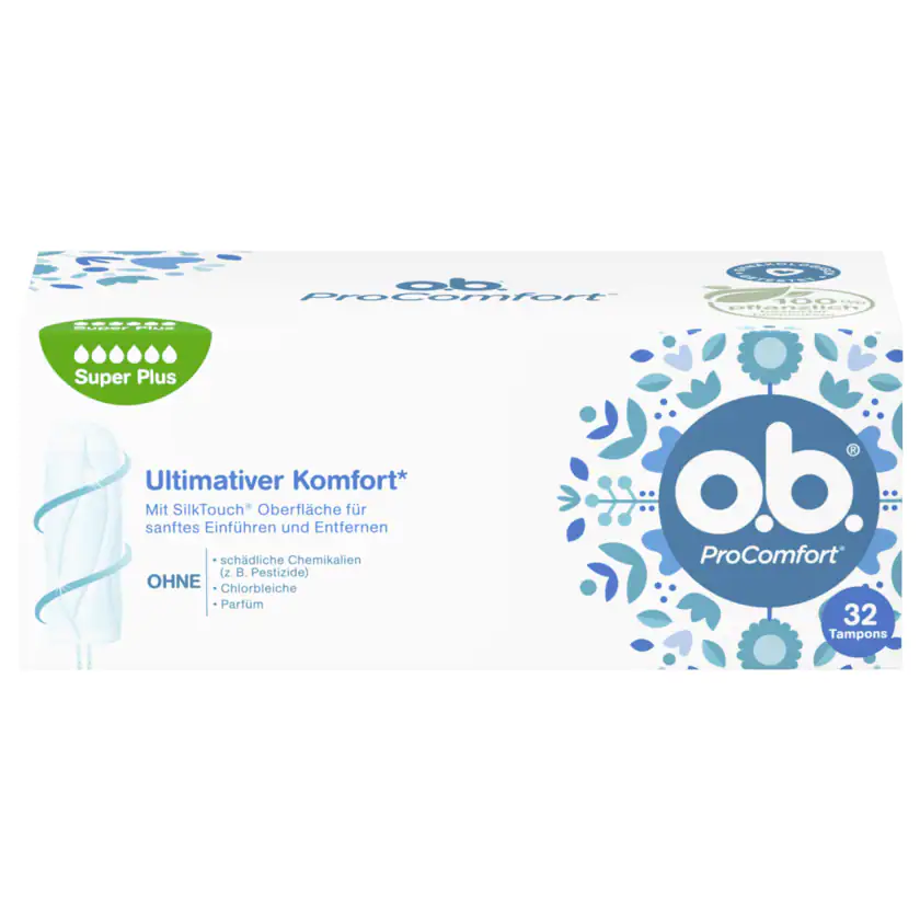o.b. Tampons ProComfort Super Plus 32 Stück - 3574661587134