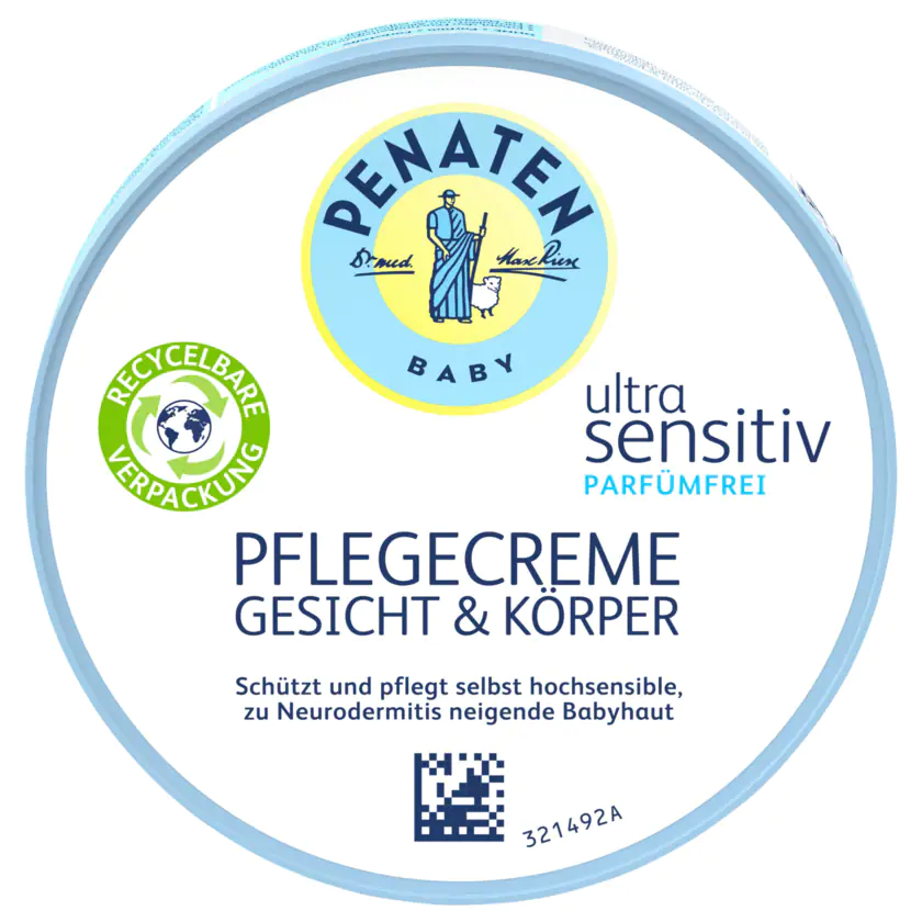 Penaten Pflegecreme Ultra Sensitiv 100ml - 3574661606033
