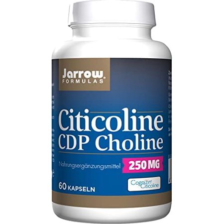 Citicoline (CDP Choline) 250 mg - 60 Capsules - Supports Brain Health & Attention Performance - Up to 60 Servings - 359923691070