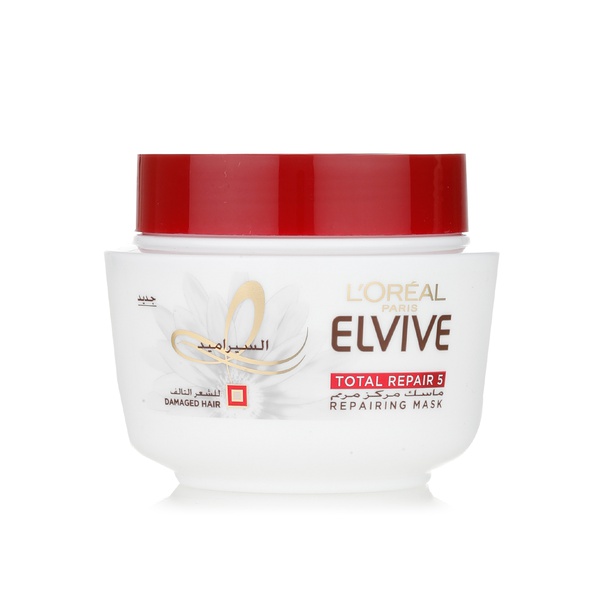 L'Oreal Paris Elvive total repair 5 mask 300ml - Waitrose UAE & Partners - 3600521767962