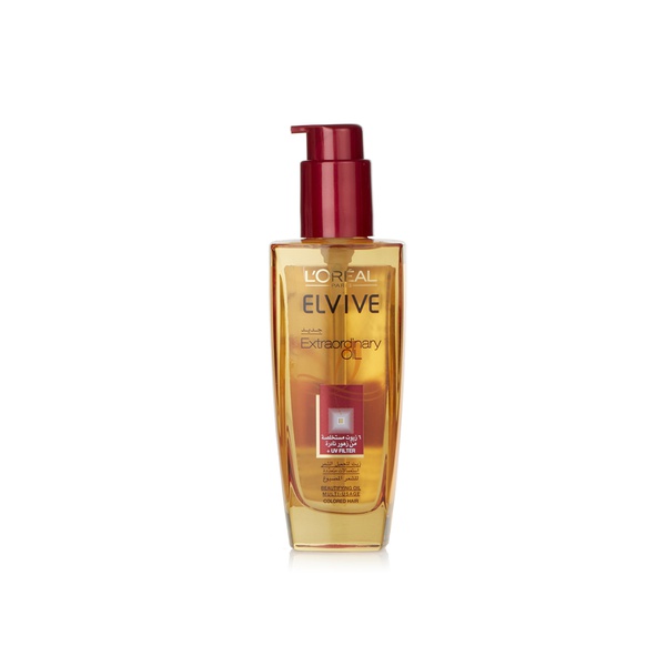 L'Oreal Paris Elvive extraordinary oil for coloured hair 100ml - Waitrose UAE & Partners - 3600522263609