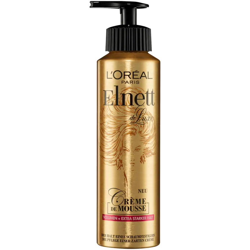 L'Oréal Paris Elnett Creme de Mousse Volumen extra starker Halt 200ml - 3600522506805