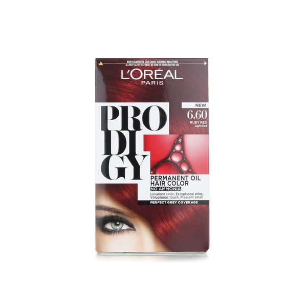 L'Oreal Prodigy oil hair dye 6.6 ruby red - Waitrose UAE & Partners - 3600522599227