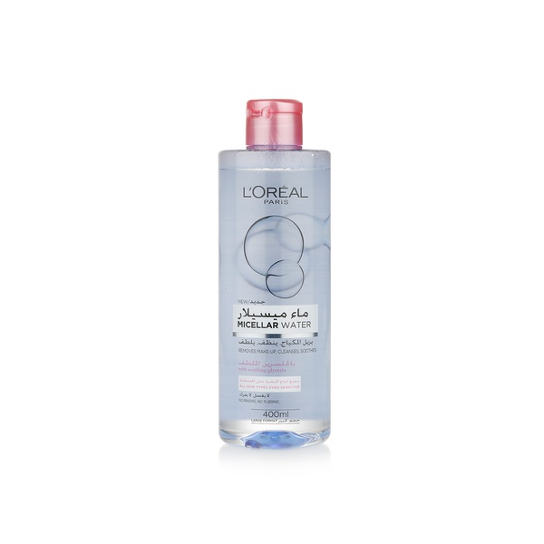 L'Oreal Paris micellar water cleanser & make-up remover 400ml - Waitrose UAE & Partners - 3600523330034