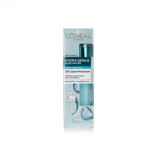 L'Oréal Hydra Genius liquid moisturiser for normal and dry skin 70ml - Waitrose UAE & Partners - 3600523363360