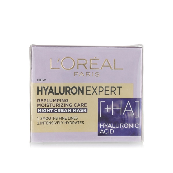 L'Oreal Paris Hyaluron Expert replumping moisturizing night cream mask 50ml - Waitrose UAE & Partners - 3600523823604