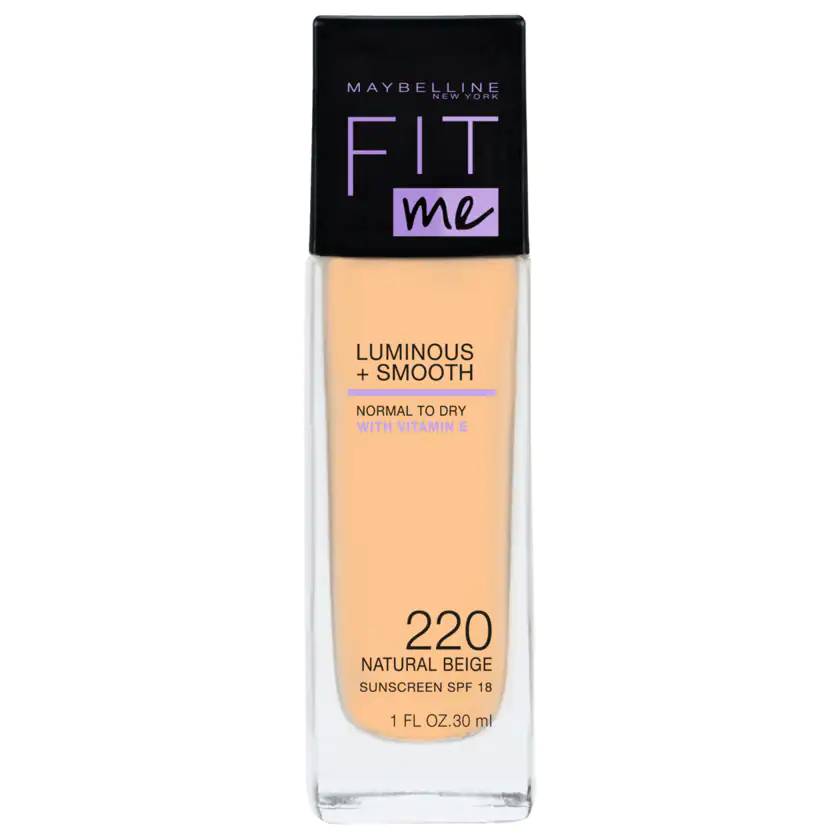 Maybelline Make-Up Fit me Liquid 220 natural beige 30ml - 3600530746576