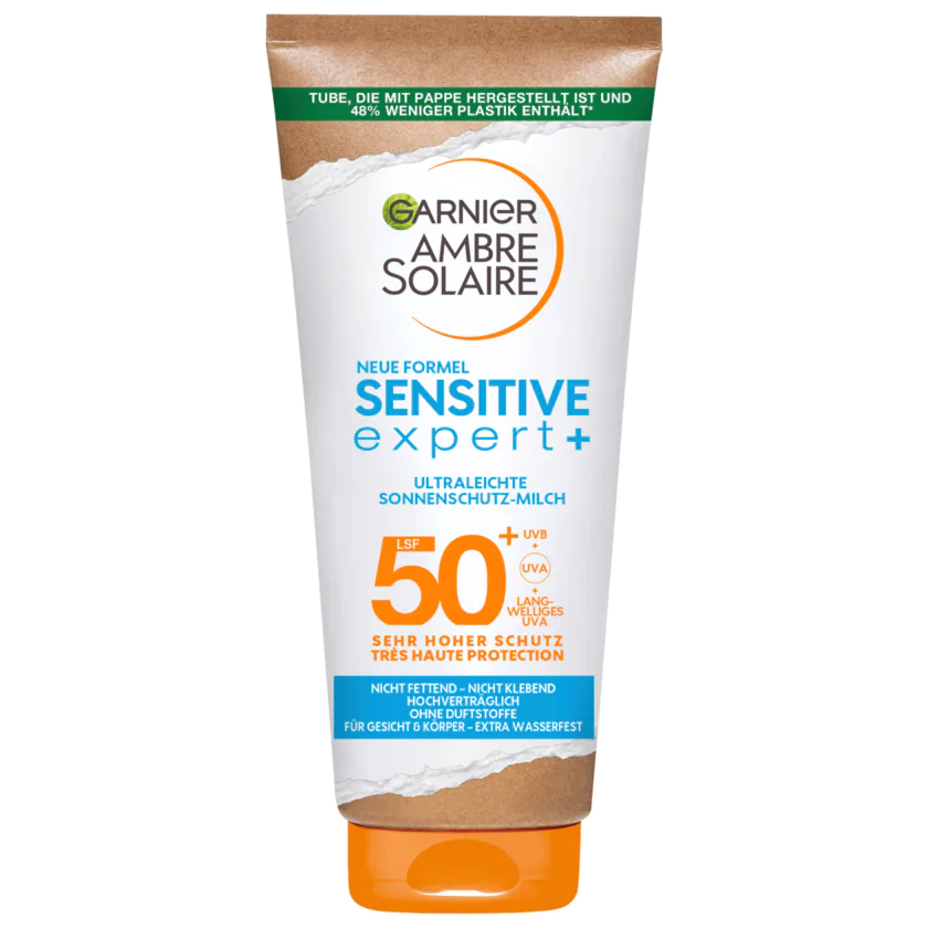 Garnier Ambre Solair Milch Sensitiv LSF 50+ 200ml - 3600541271494