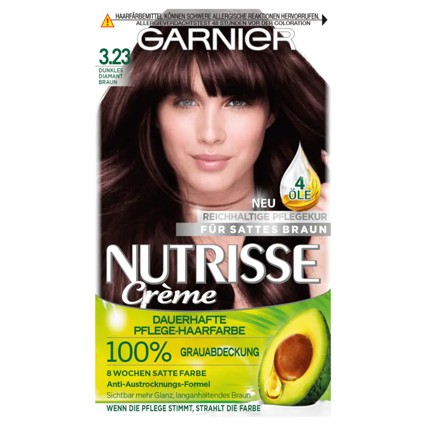Garnier Nutrisse 3.23 Dunkles Diamant Braun - 3600541670488