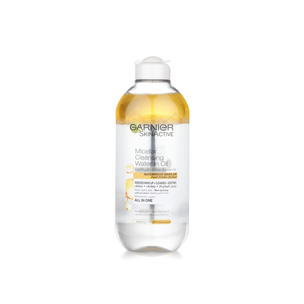 Garnier SkinActive micellar cleansing water with Moroccan argan oil 400ml - Waitrose UAE & Partners - 3600541897694