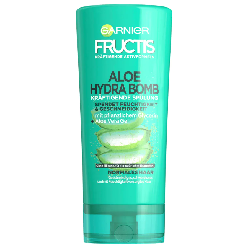 Garnier Fructis Kräftigende Spülung Aloe Hydra Bomb 200ml - 3600542117326