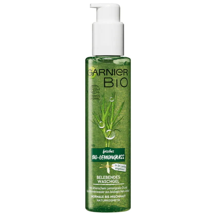 Garnier Bio Lemongrass belebendes Waschgel 150ml - 3600542184687