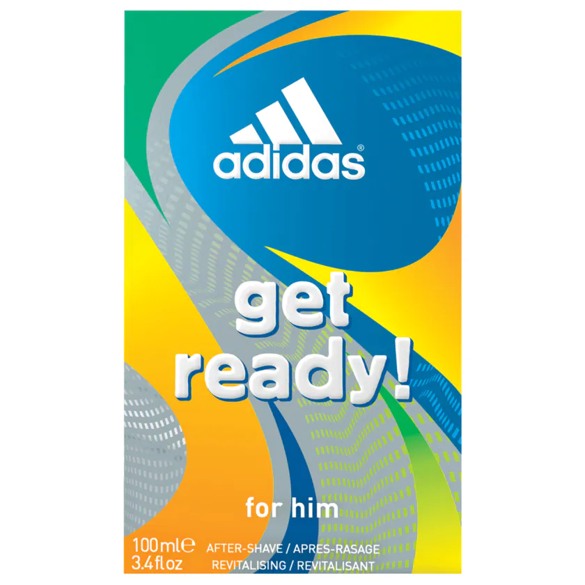 Adidas Men Aftershave Get Ready! 100ml - 3607342734616
