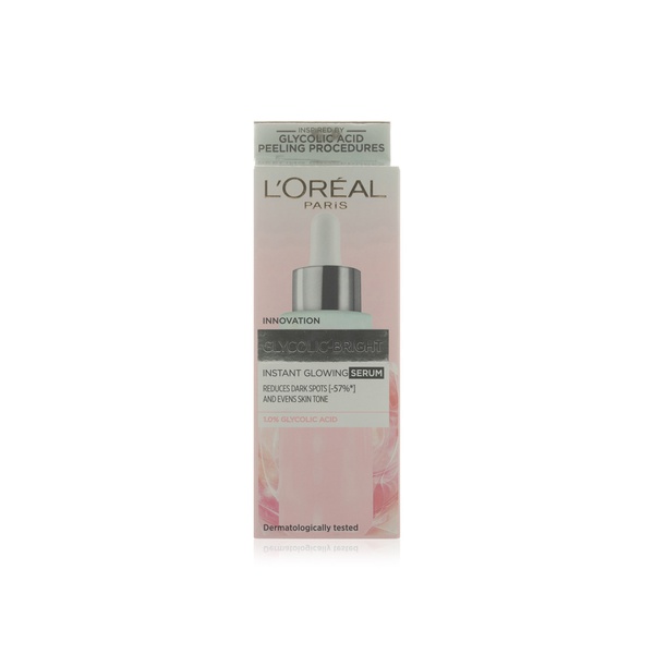 L'Oreal glycolic instant glow serum 30ml - Waitrose UAE & Partners - 3610340662775