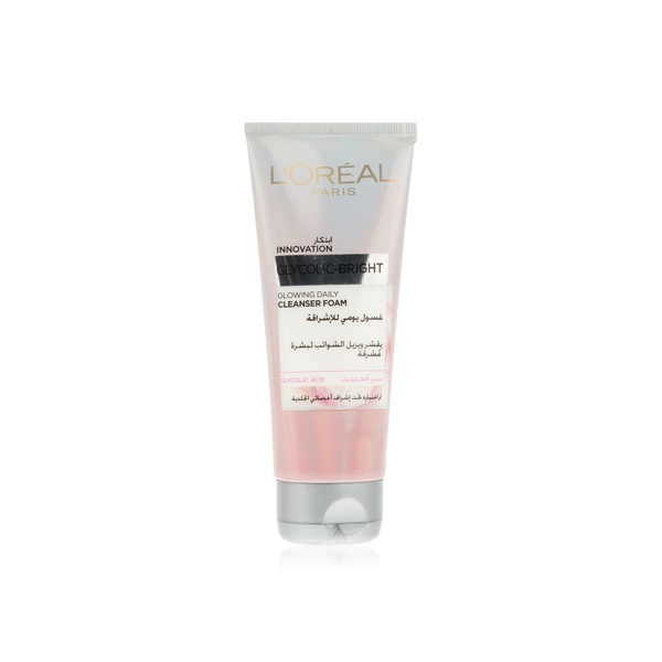 L'Oreal glycolic daily cleanser foam 100ml - Waitrose UAE & Partners - 3610340663192