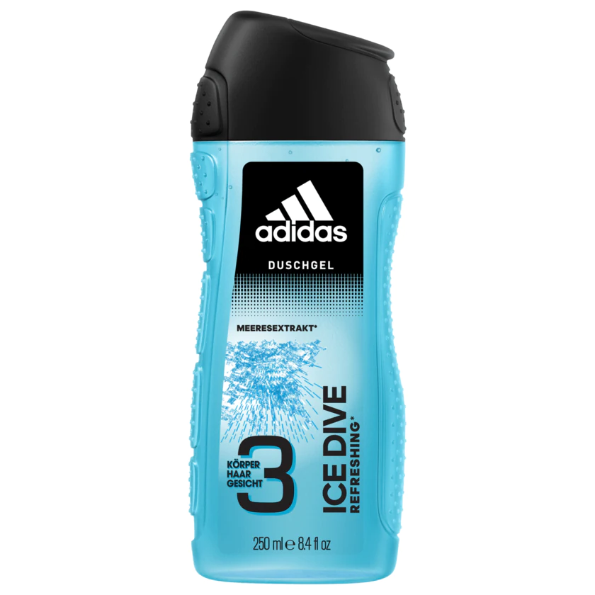 Adidas Men Duschgel Ice Dive 3in1 250ml - 3614229827262