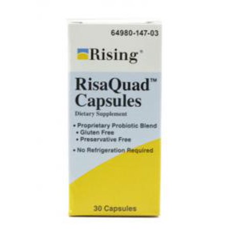 Risaquad Probiotic Dietary Supplement Capsules 30 Count - 364980147033