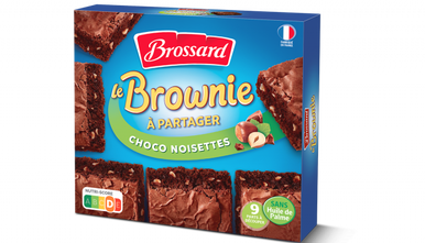 Brossard Brownie Choco Hazelnuts 285g/10oz - 3660140846554