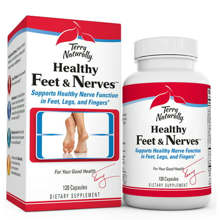 EuroPharma - Terry Naturally Healthy Feet & Nerves - 120 Capsules - 367703342029