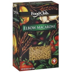 Food Club Elbow Macaroni - 36800040014