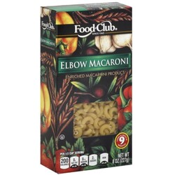 Food Club Elbow Macaroni - 36800044005