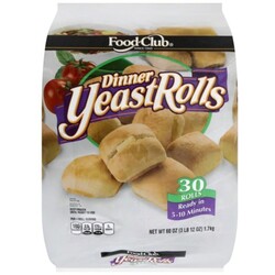 Food Club Yeast Rolls - 36800406285