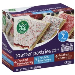 Food Club Toaster Pastries - 36800567986