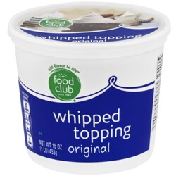 Food Club Whipped Topping - 36800828223