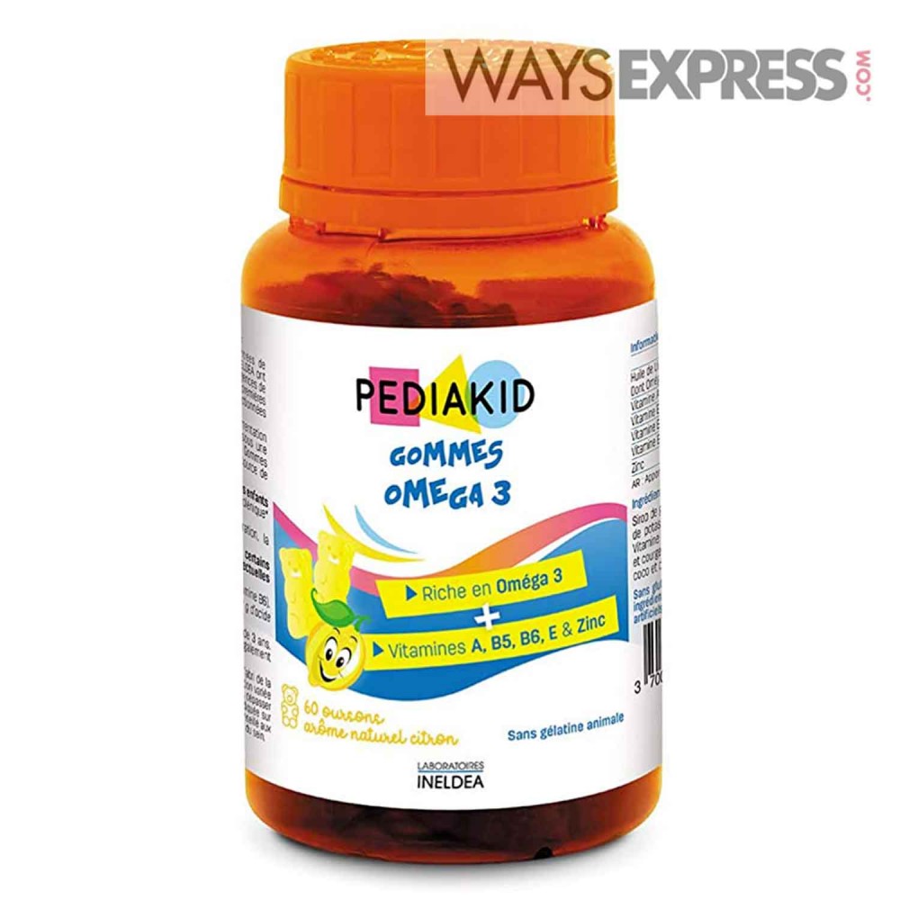 PEDIAKID GUMMIES OMEGA 3 138g - 3700225602337