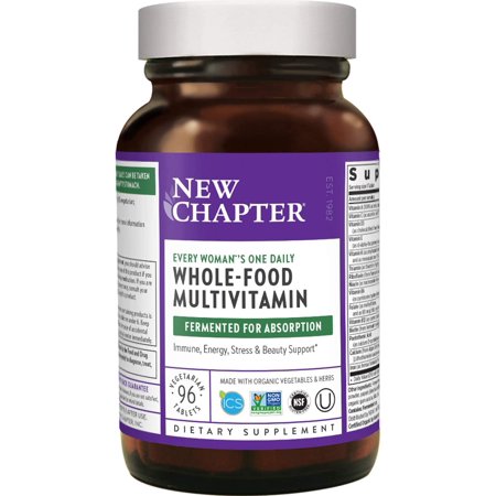 New Chapter Women’s Multivitamin + Immune Support – Every Woman’s One Daily with Fermented Nutrients - 96 Count (Packaging May Vary) - 370301689557