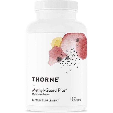 Thorne Research - Methyl-Guard Plus - Methylation Support Supplement with 5-MTHF (Folate) and Vitamins B2, B6, and B12 - 90 Capsules - 370301719605