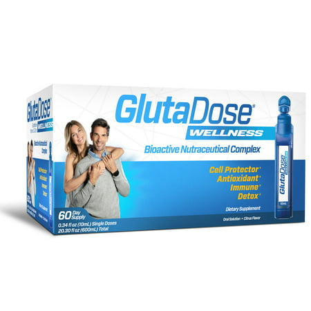 GlutaDose Wellness | Glutathione Daily Immune Support & Detox | 60 Doses - 370302458107