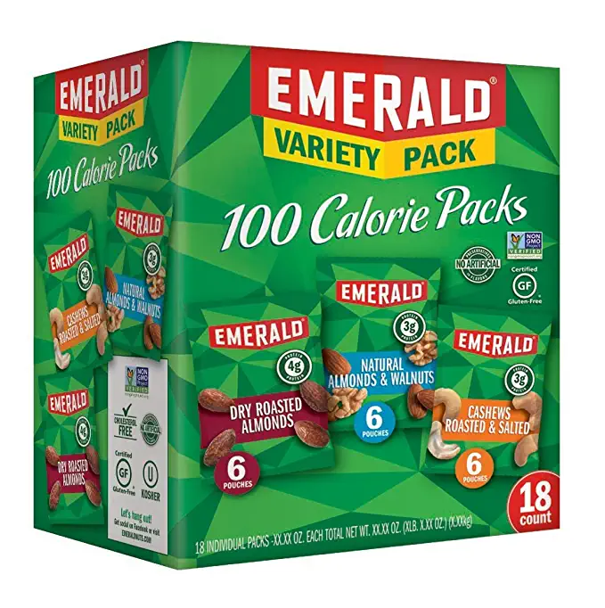  Emerald Nuts, 100 Calorie Variety Packs, 18 Ct  - 682863629880