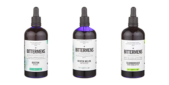LUV BOX-Variety BITTERMENS BITTERS,5 Oz,Pack of 3,BOSTON BITTAHS VERY SMALL BATCH,WINTER MELON SMALL BATCH,SCARBOROUGH BY Evaxo - 370621476134