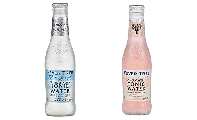 LUV BOX-Variety FEVER TREE Tonic Water and Club Soda Mix,200 ml,Pack of 24,REFRESHINGLY LIGHT TONIC WATER,AROMATIC TONIC WATER .By Evaxo - 370621476837