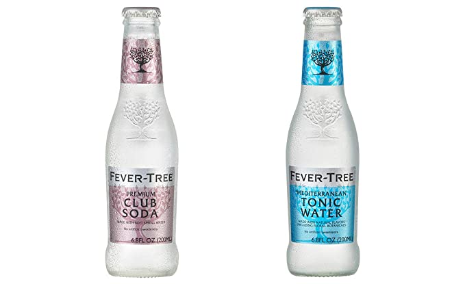  LUV BOX-Variety FEVER TREE Tonic Water and Club Soda Mix,200 ml,Pack of 24,CLUB SODA,MEDITERRANEAN TONIC WATER .By Evaxo  - 370621476851