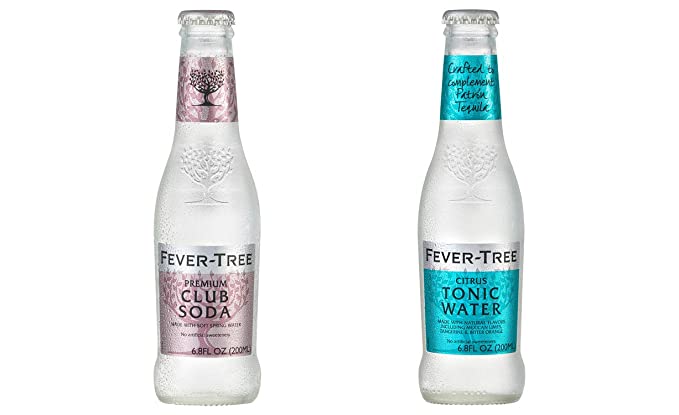 LUV BOX-Variety FEVER TREE Tonic Water and Club Soda Mix,200 ml,Pack of 24,CLUB SODA,CITRUS TONIC WATER .By Evaxo - 370621476875