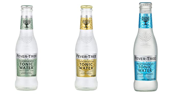  LUV BOX-Variety FEVER TREE Tonic Water and Club Soda Mix,200 ml,Pack of 24,PREMIUM INDIAN TONIC WATER,MEDITERRANEAN TONIC WATER,ELDERFLOWER TONIC WATER.By Evaxo  - 370621477513