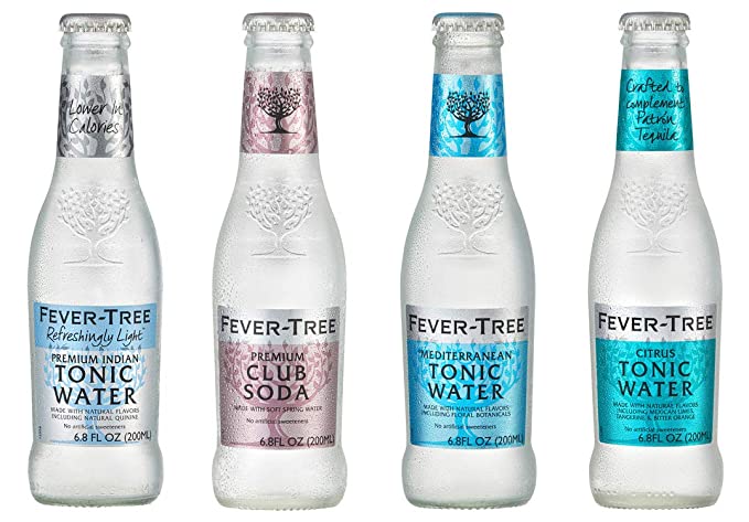 LUV BOX-Variety FEVER TREE Tonic Water and Club Soda Mix,200 ml,Pack of 24,REFRESHINGLY LIGHT TONIC WATER,CLUB SODA,MEDITERRANEAN TONIC WATER,CITRUS TONIC WATER.By Evaxo - 370621477674