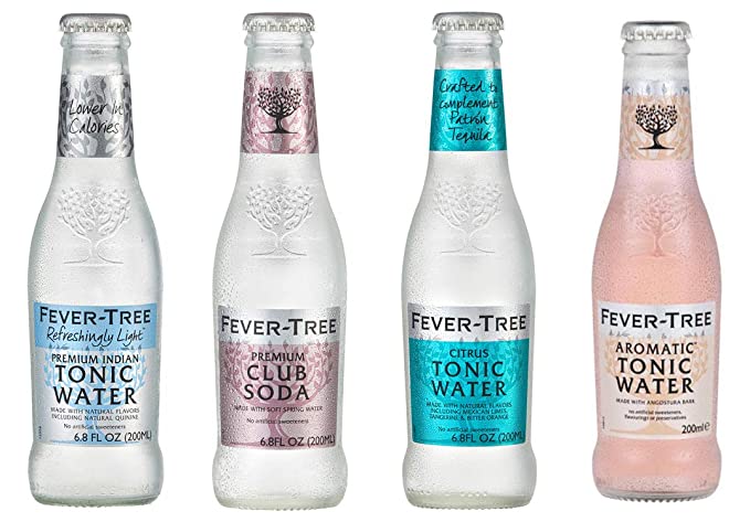  LUV BOX-Variety FEVER TREE Tonic Water and Club Soda Mix,200 ml,Pack of 24,REFRESHINGLY LIGHT TONIC WATER,CLUB SODA,CITRUS TONIC WATER,AROMATIC TONIC WATER.By Evaxo  - 370621477742