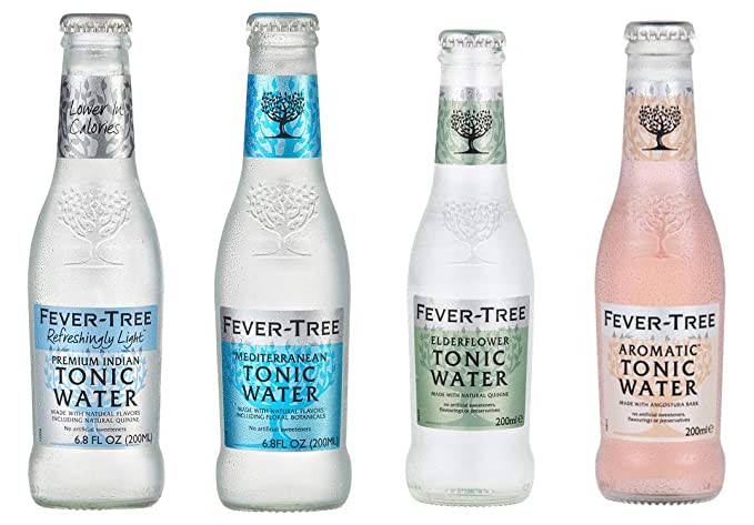  LUV BOX-Variety FEVER TREE Tonic Water and Club Soda Mix,200 ml,Pack of 24,REFRESHINGLY LIGHT TONIC WATER,MEDITERRANEAN TONIC WATER,ELDERFLOWER TONIC WATER,AROMATIC TONIC WATER.By Evaxo  - 370621477889