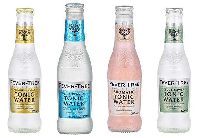 LUV BOX-Variety FEVER TREE Tonic Water and Club Soda Mix,200 ml,Pack of 24,PREMIUM INDIAN TONIC WATER,MEDITERRANEAN TONIC WATER,ELDERFLOWER TONIC WATER,AROMATIC TONIC WATER.By Evaxo - 370621478183