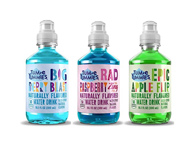  LUV-BOX Variety Tum-e Yummies Fruit Flavored Drink pack , pack of 24 , 10.1 fl oz , Big Berry Blast , Epic Apple Flip , Rad Raspberry Zing  - 370621496590