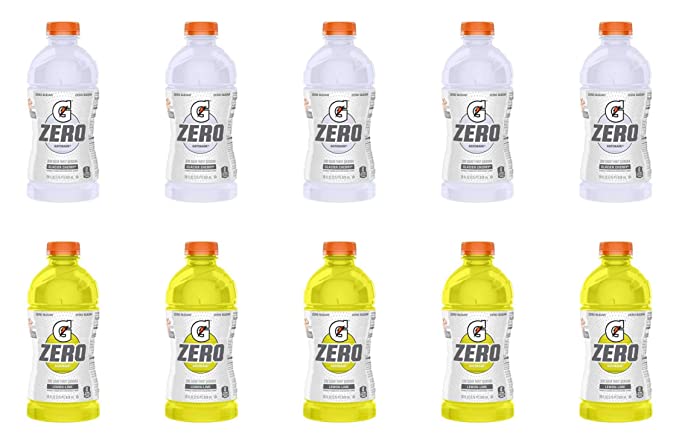  LUV BOX - Variety Gatorade Zero pack , 28 oz Bottles , pack of 10 , Glacier Cherry , Lemon Lime  - 370621499478