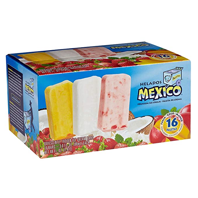  Evaxo Mexico Ice Cream Bars, Fruit (16 pk.) #N  - 370621535497