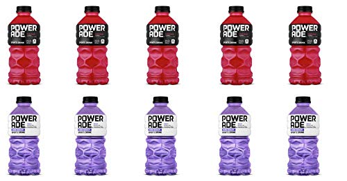 LUV BOX-Variety Powerade Pack, 28oz, 10 Pack, Fruit Punch ,White Cherry - 370621609969