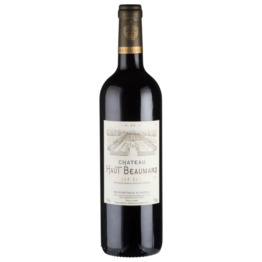 Grand vin de Bordeaux Rotwein Chateau Haut Beaumard Bordeaux Supérieur trocken 0,75l - 3760007670657